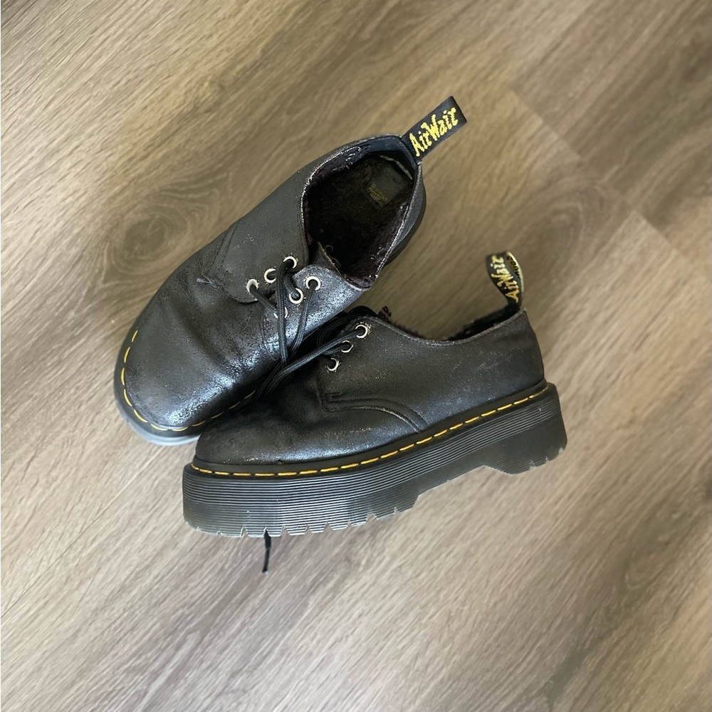 Dr. Martens 1461 Lace Platform Shoes